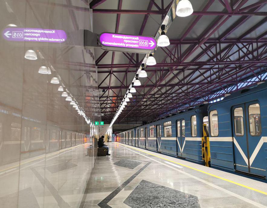 В Петербурге открыли новые станции метро «Проспект Славы», «Дунайская» и «Шушары»